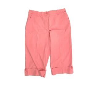 Talbots Cuffed Capri Women's size 12 Pastel Pink Pants